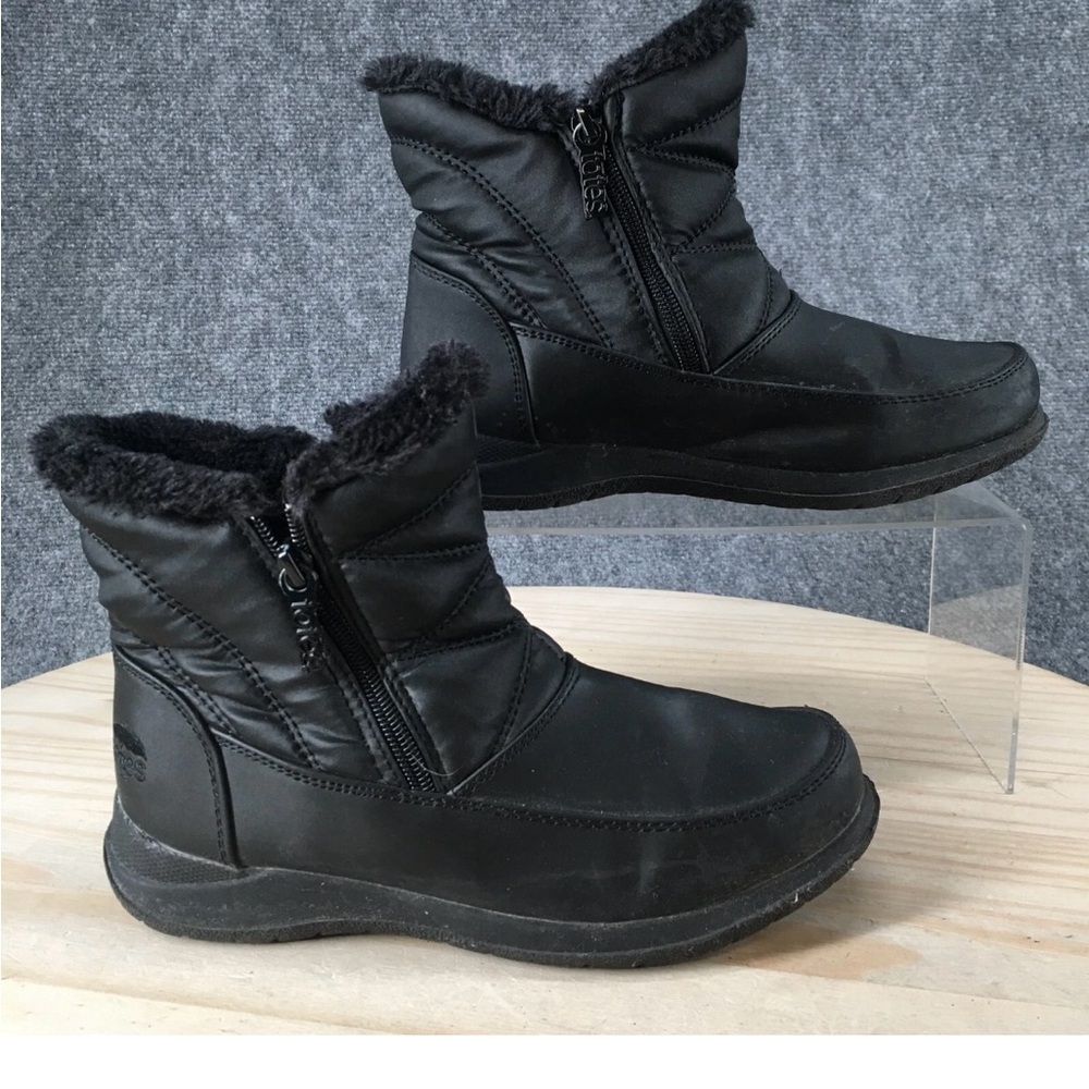 totes Black Insulated Winter Boots